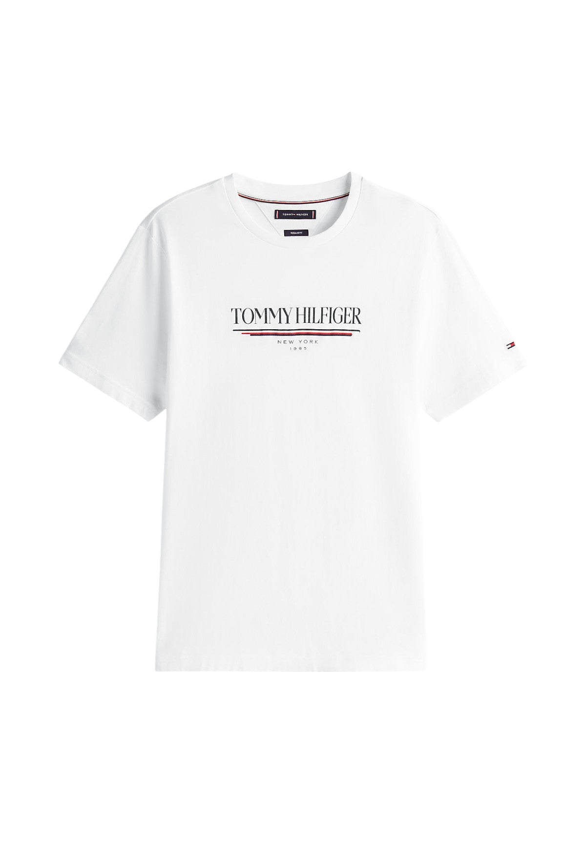T-shirt a Maniche Corte Brand Love Hilfiger MW0MW40324 White