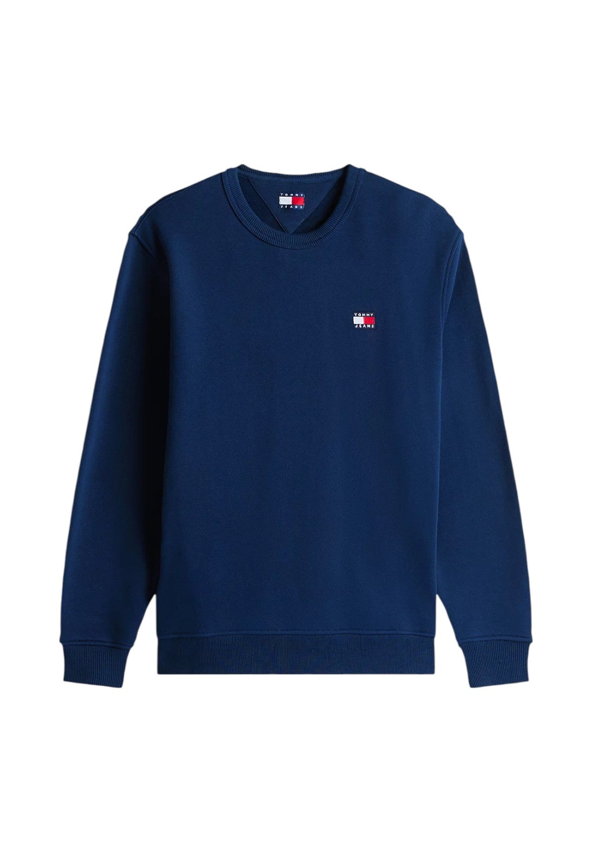 Felpa Girocollo Tjm Reg Badge Crew E DM0DM20660 Dark Night Navy