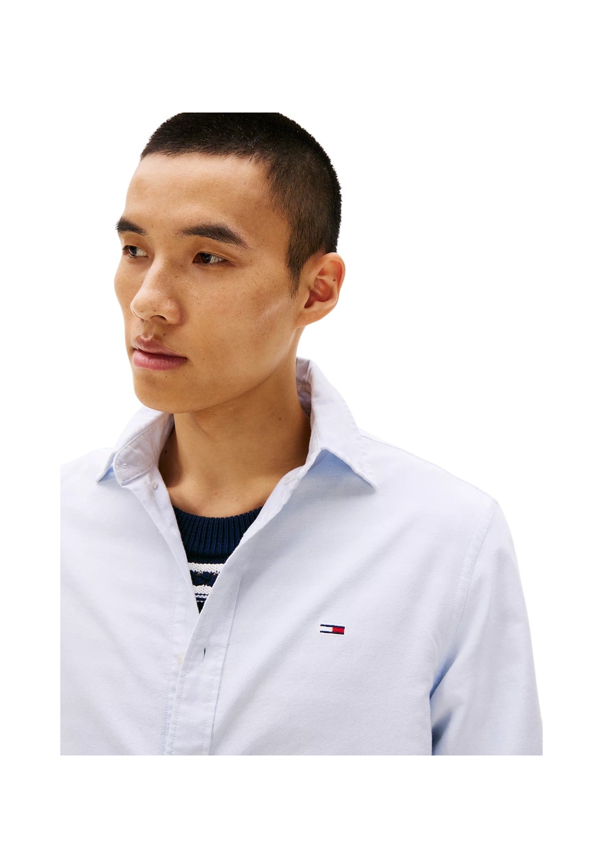 Camicia a Maniche Lunghe Tjm Reg Oxford Shirt DM0DM21298 Sweet Blue