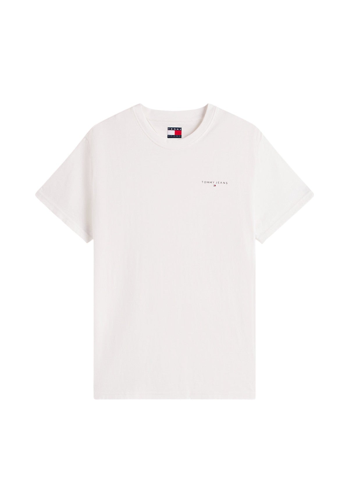 T-shirt a Maniche Corte Tjm Slim Linear Ches DM0DM21780 Ecru