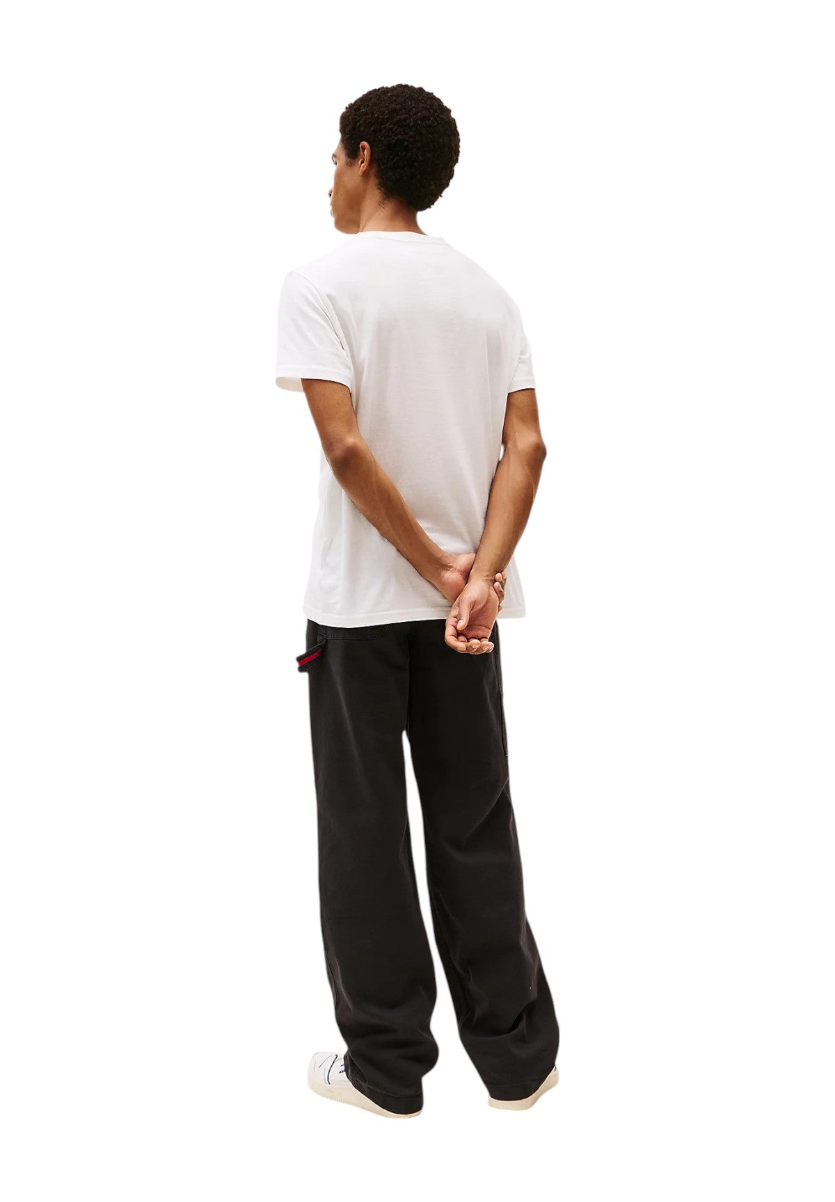 T-shirt a Maniche Corte Tjm Slim Linear Ches DM0DM21780 Ecru