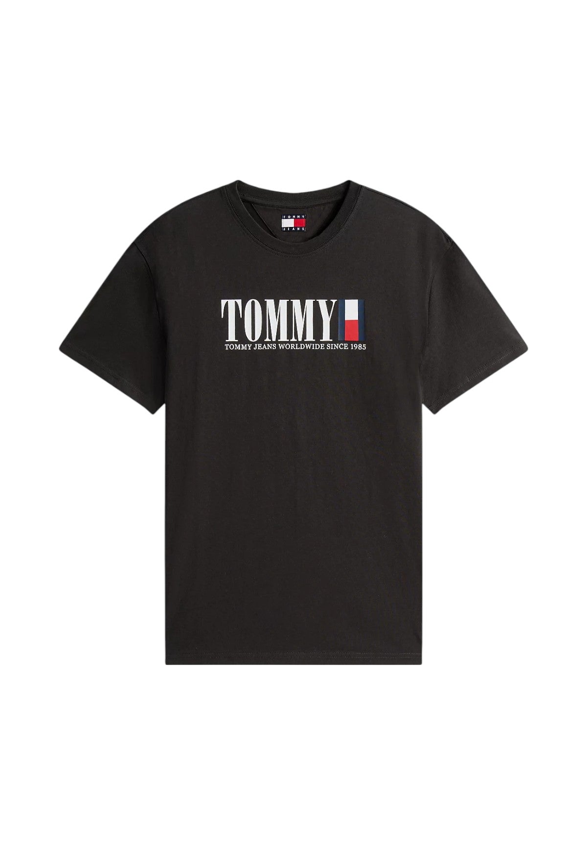 T-shirt a Maniche Corte Tjm Reg Tommy Dna Fl DM0DM21941 Black