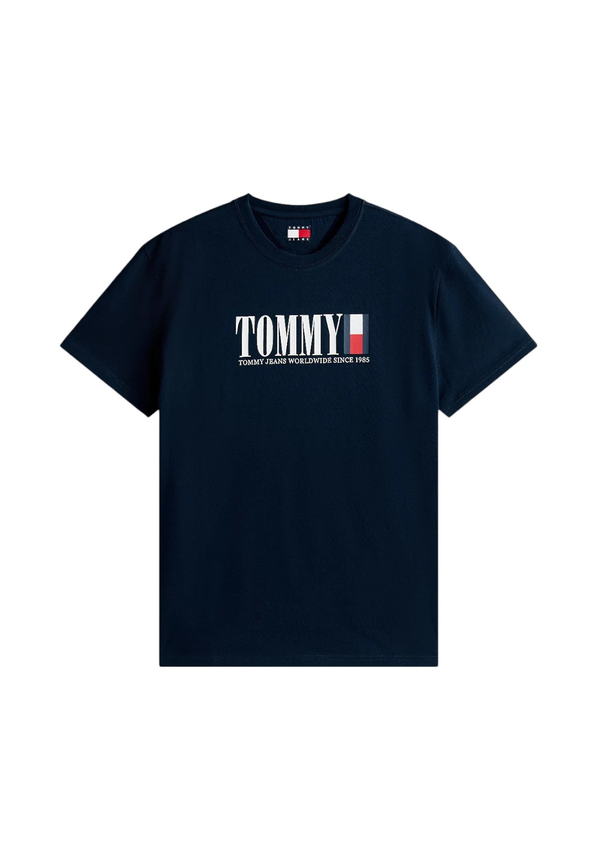 T-shirt a Maniche Corte Tjm Reg Tommy Dna Fl DM0DM21941 Dark Night Navy