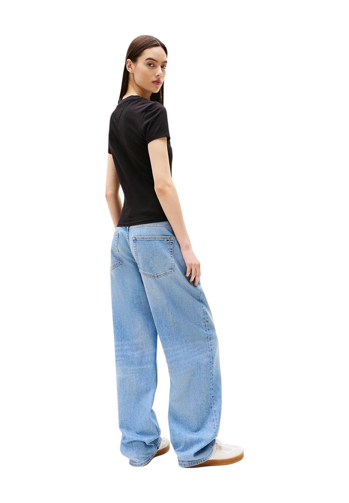 T-shirt a Maniche Corte Tjw Slim Tj Us Linea DW0DW21422 Black