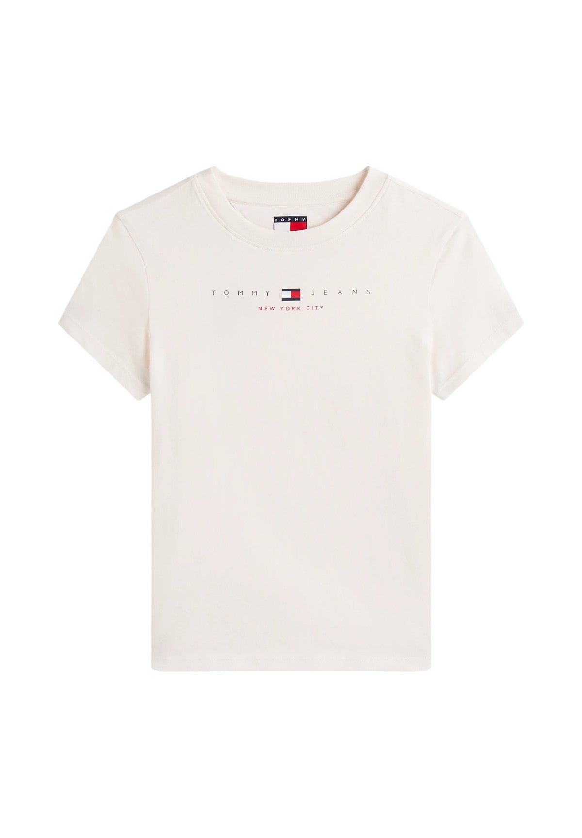 T-shirt a Maniche Corte Tjw Slim Tj Us Linea DW0DW21422 Ancient White