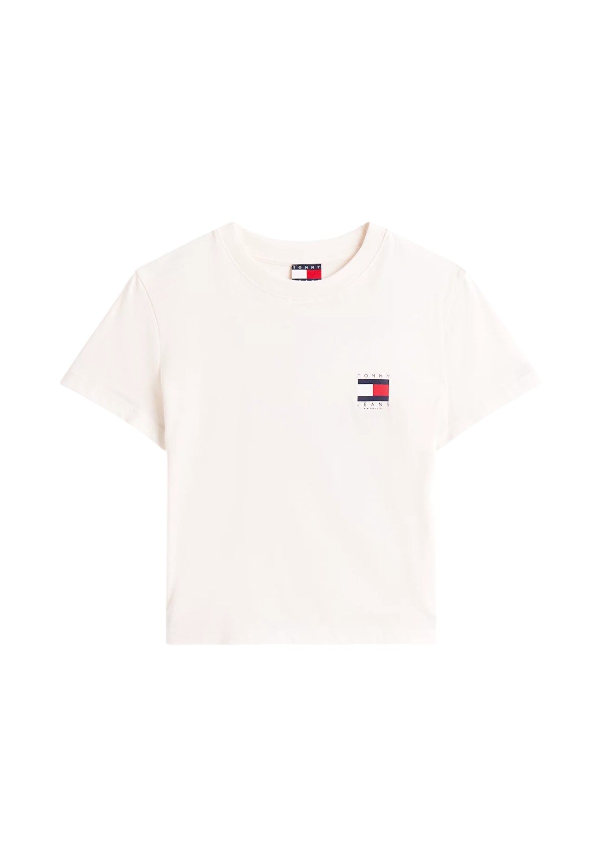 T-shirt a Maniche Corte Tjw Reg Sh Tommy Us DW0DW21423 Ancient White