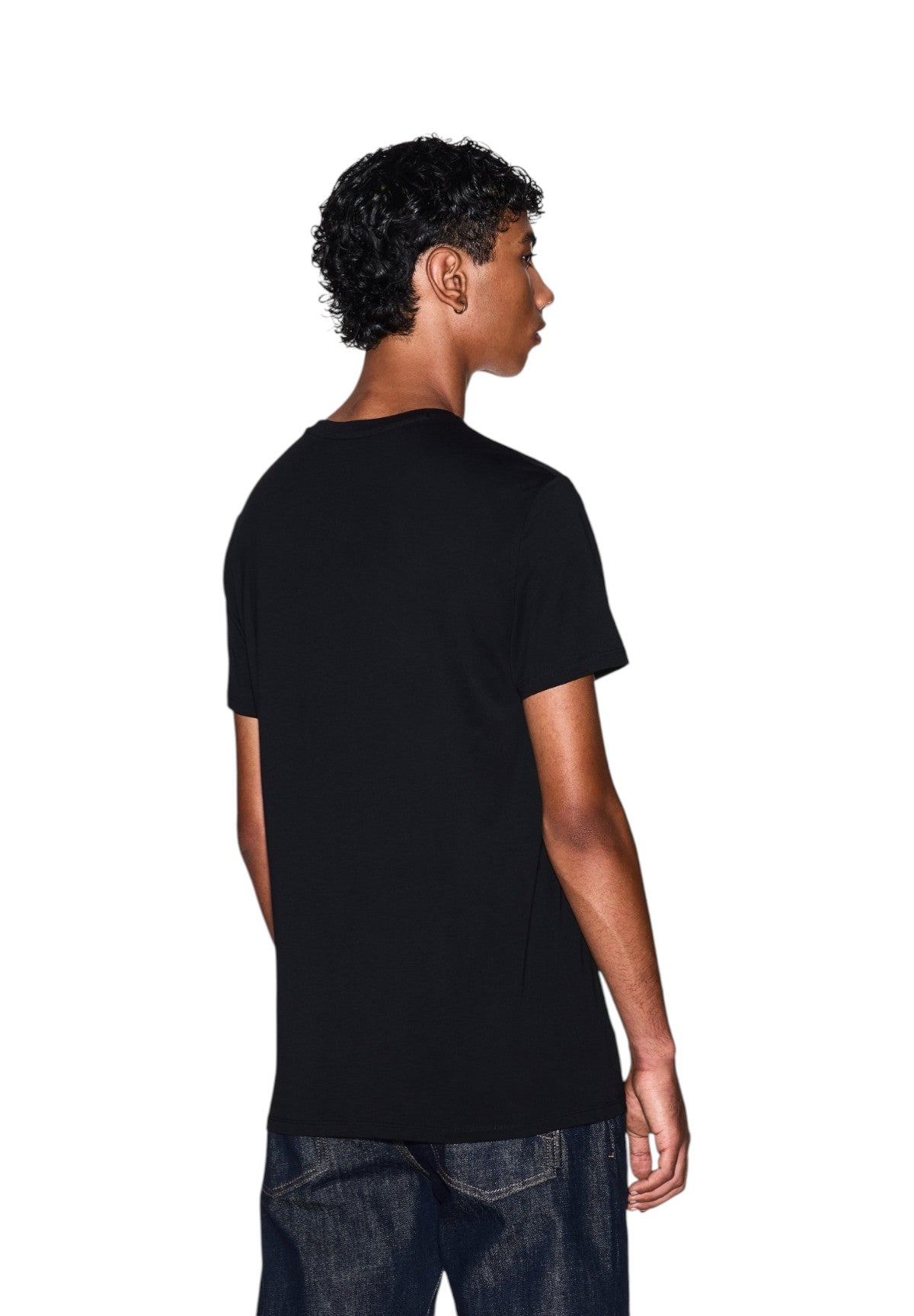 T-shirt a Maniche Corte 8NZT74 Black
