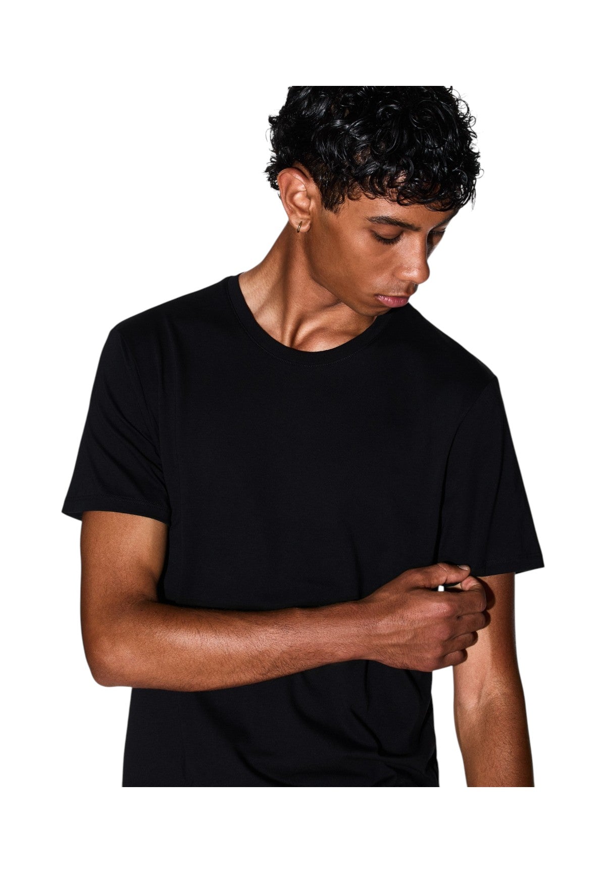 T-shirt a Maniche Corte 8NZT74 Black