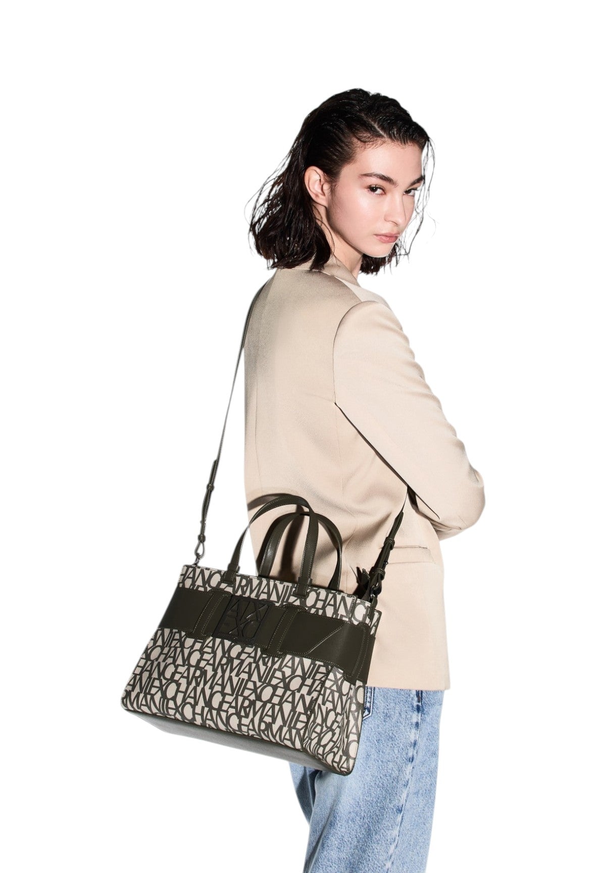 Borsa Shopper 942689 Sand, Savanna