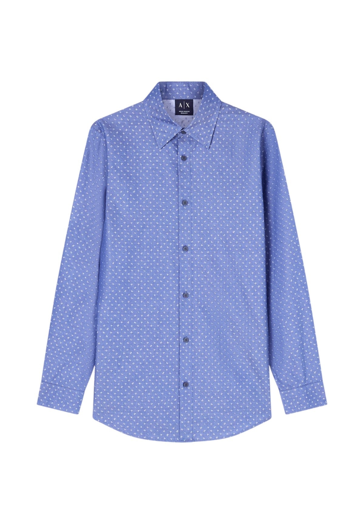 Camicia a Maniche Lunghe XM002739 Letters Slope