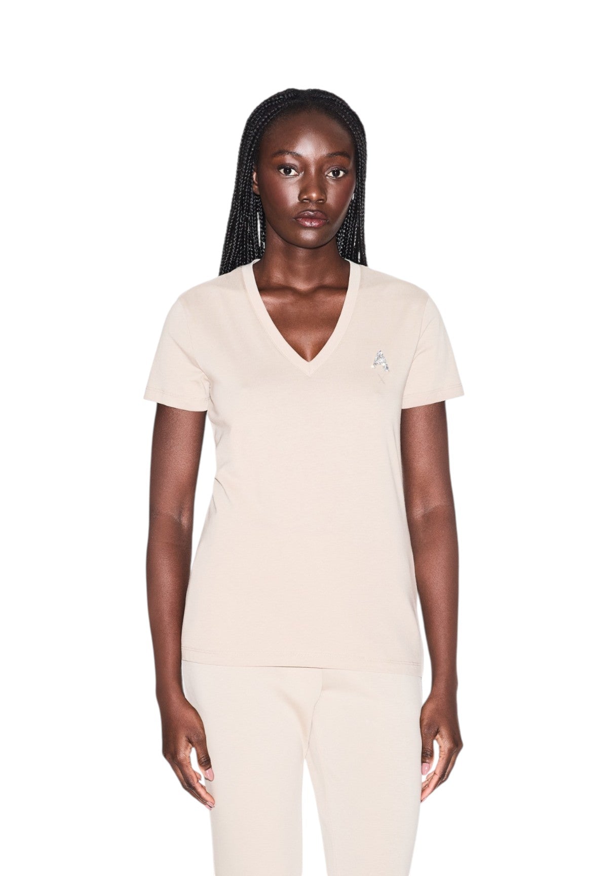 T-shirt a Maniche Corte XW002330 Sand