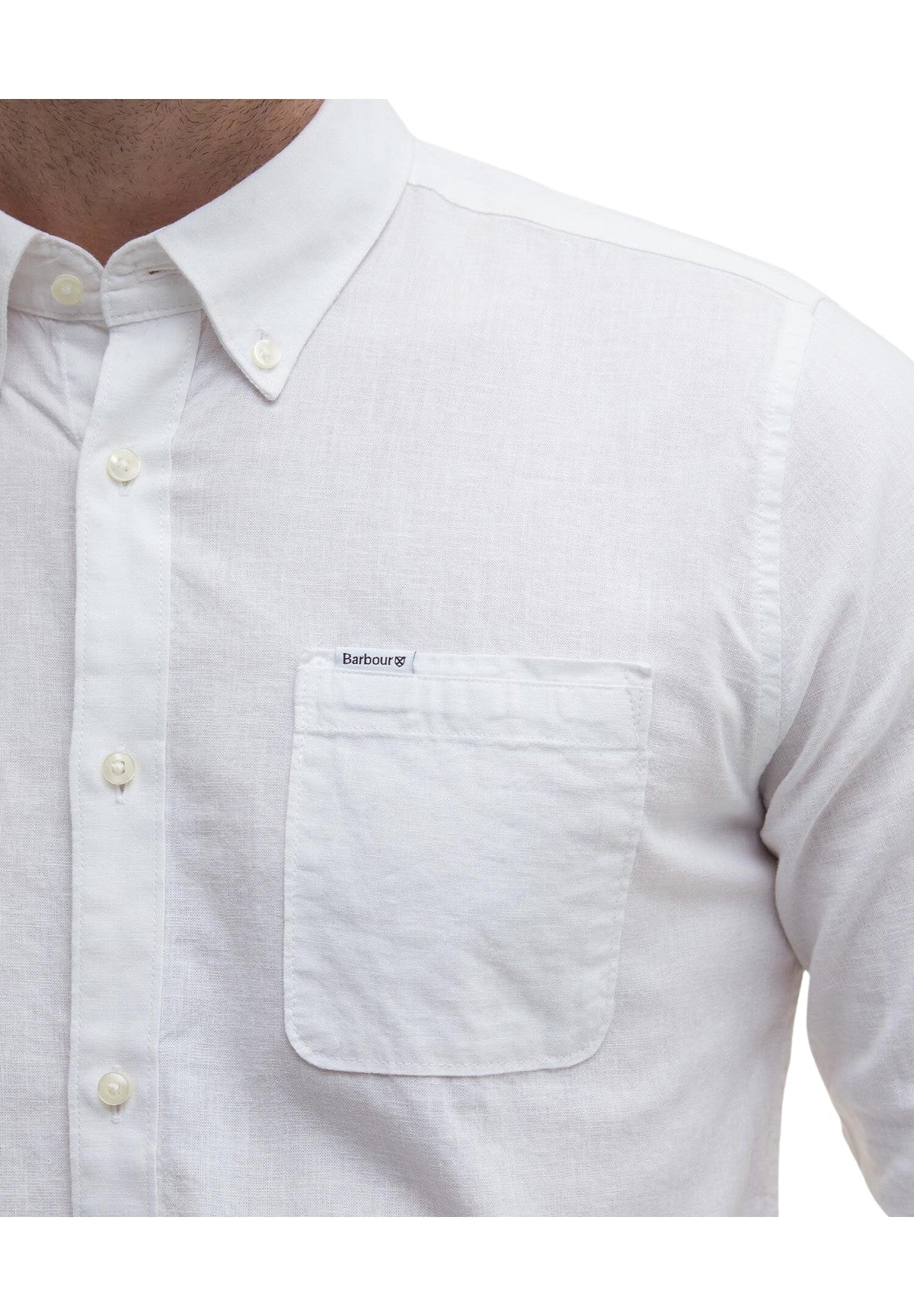 Camicia a Maniche Lunghe Nelson Tailored Shirt MSH5090 White