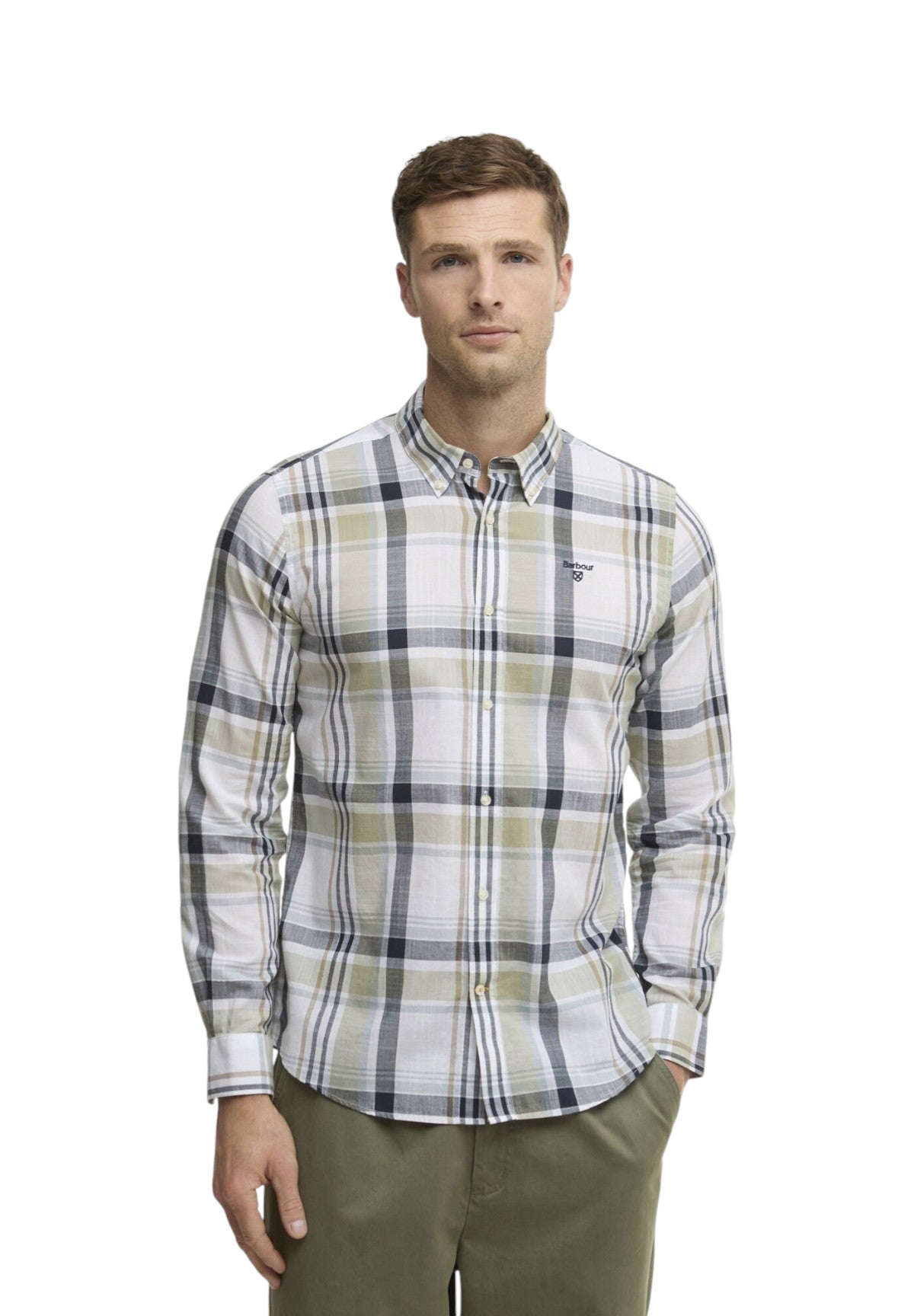 Camicia a Maniche Lunghe Kidd Tailored Shirt MSH5295 Laurel Green