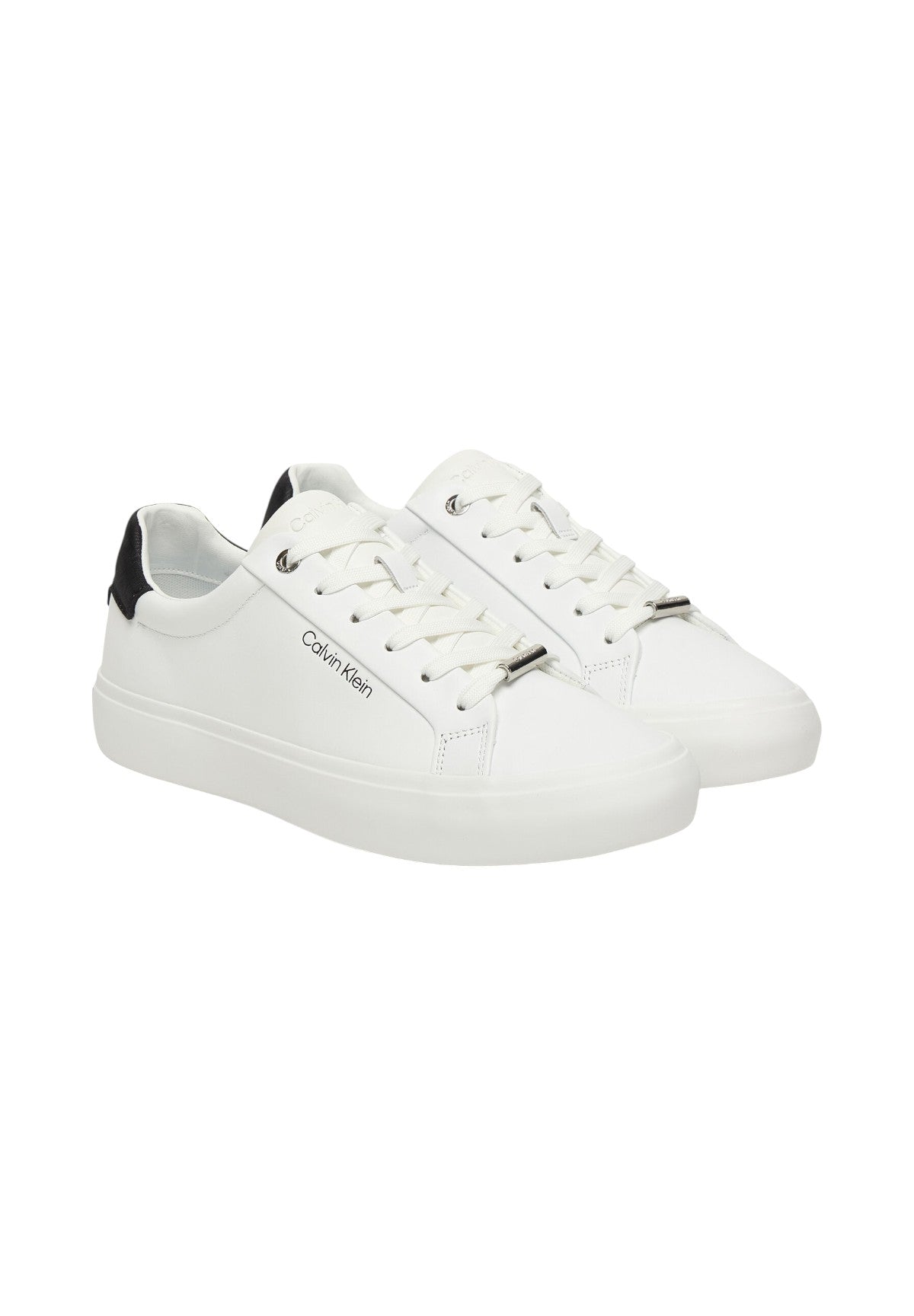 Sneakers Vulc Lace Up Lth/Moi HW0HW02747 Bright White, Black