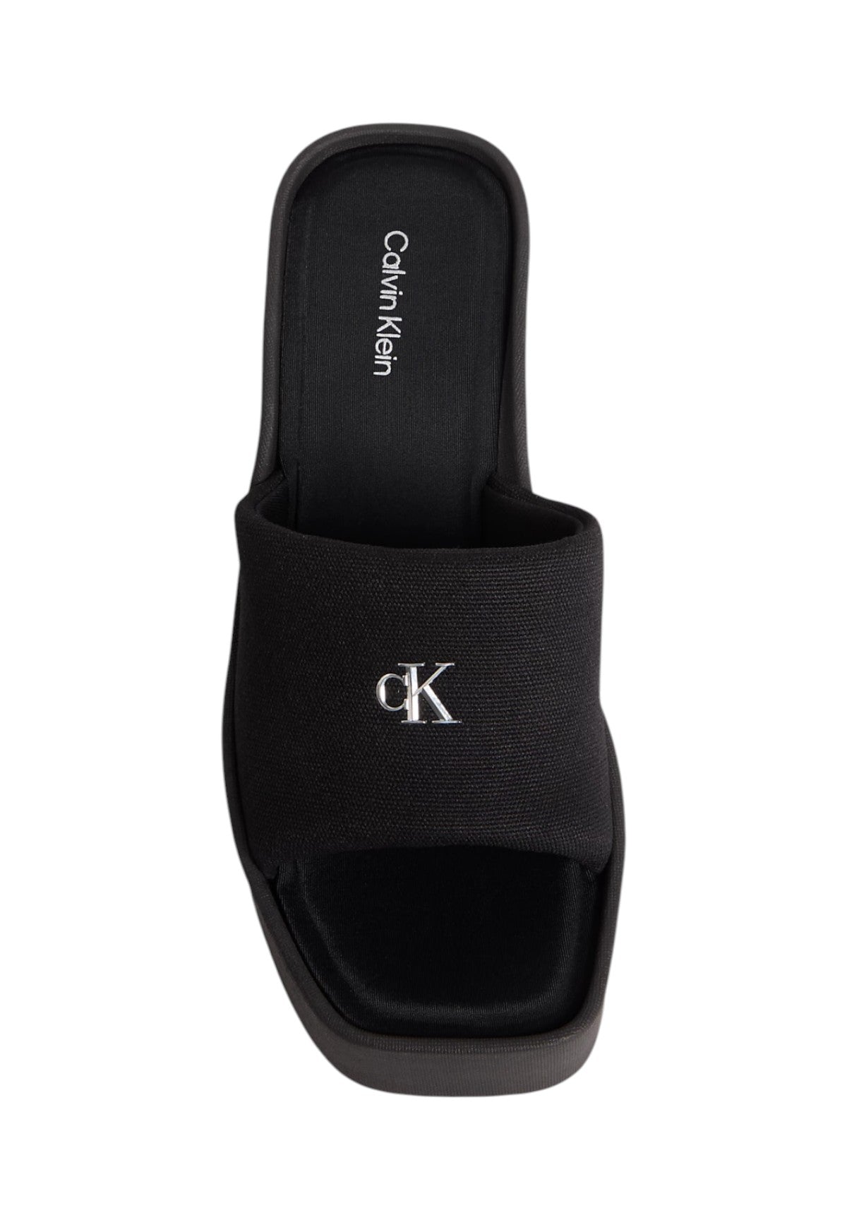 Sandali Wedge 70 Sndl Canv HW0HW03134 Triple Black