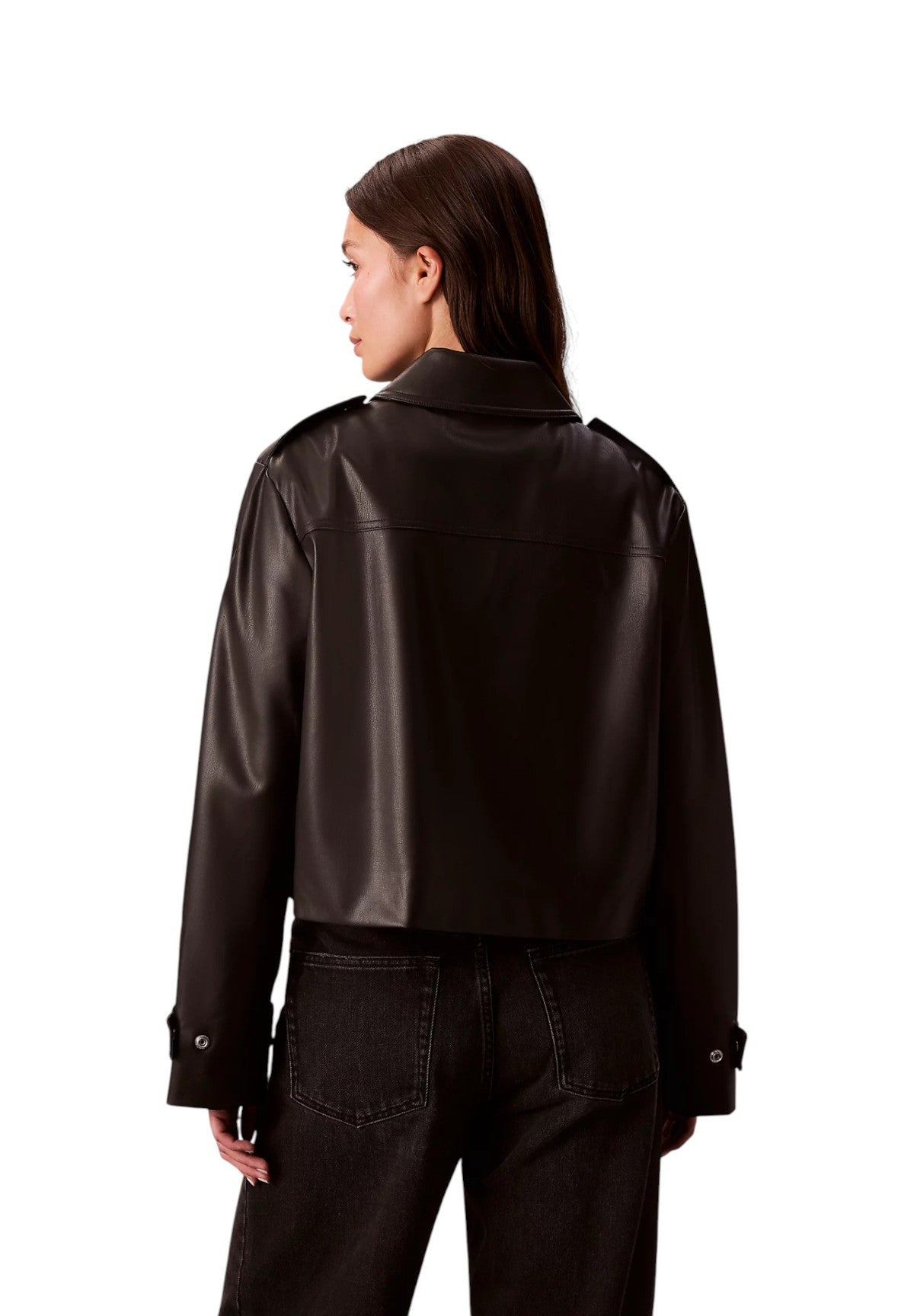 Giubbino Leather Moto Jacket LV047E501G Black