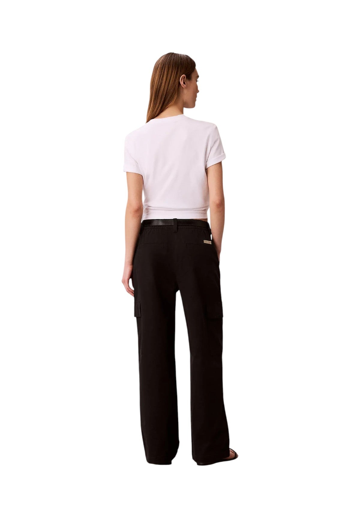 Pantaloni Cargo Cotton Ewaist Cargo LV047F623G Black