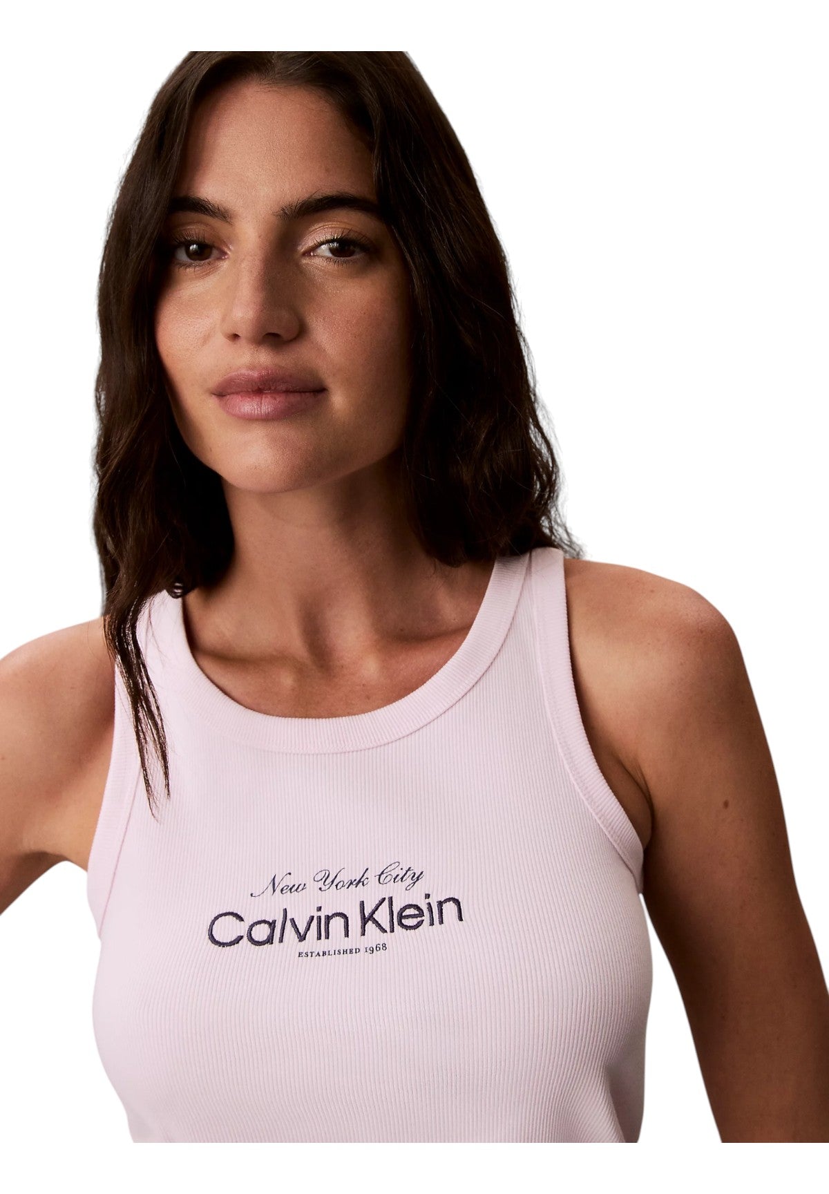 Canotta Contour 2X2 Rib Grap LV047F816G Cradle Pink