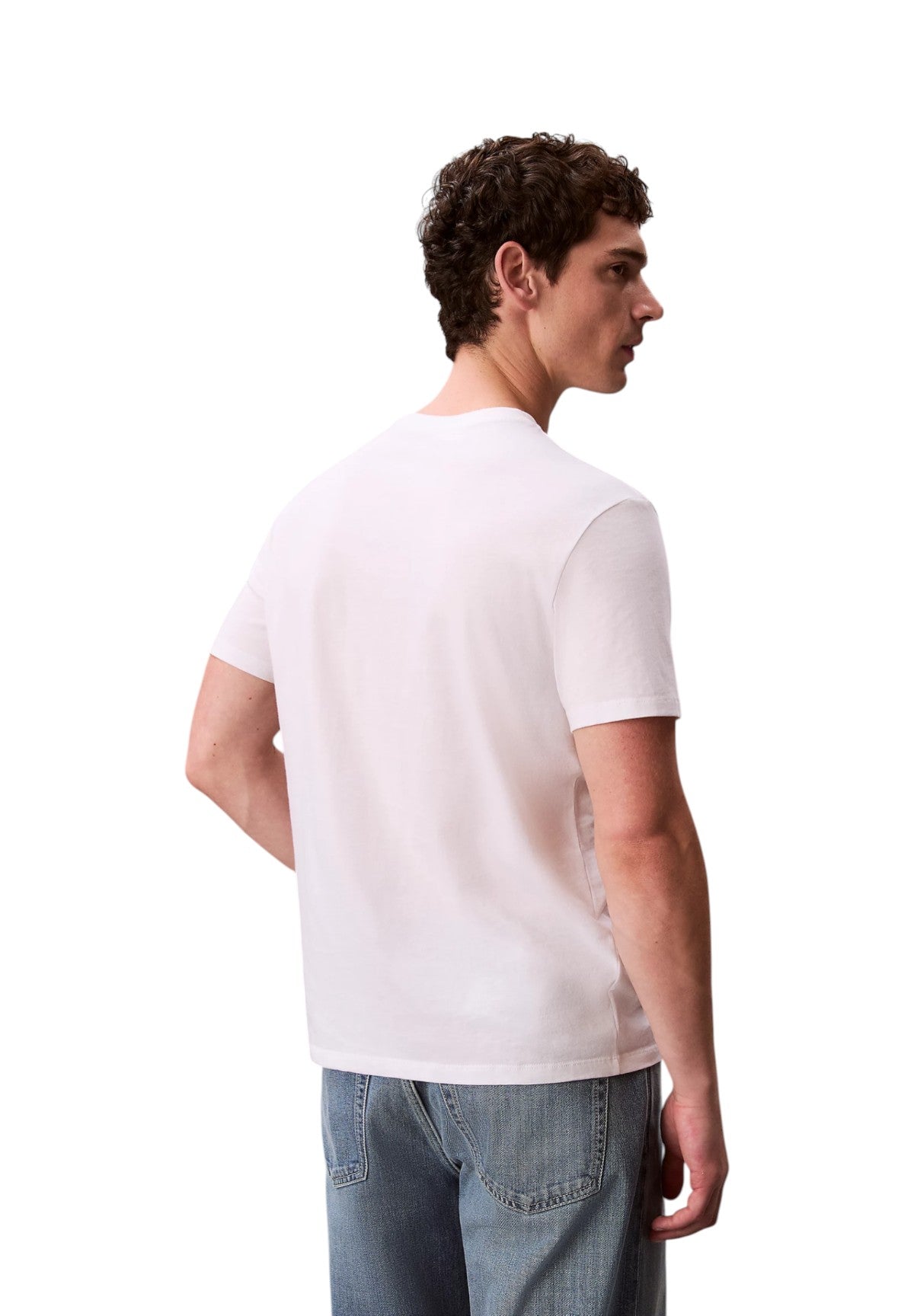 T-shirt a Maniche Corte Ss 30S Micro Monolog LV04RB866G Bright White