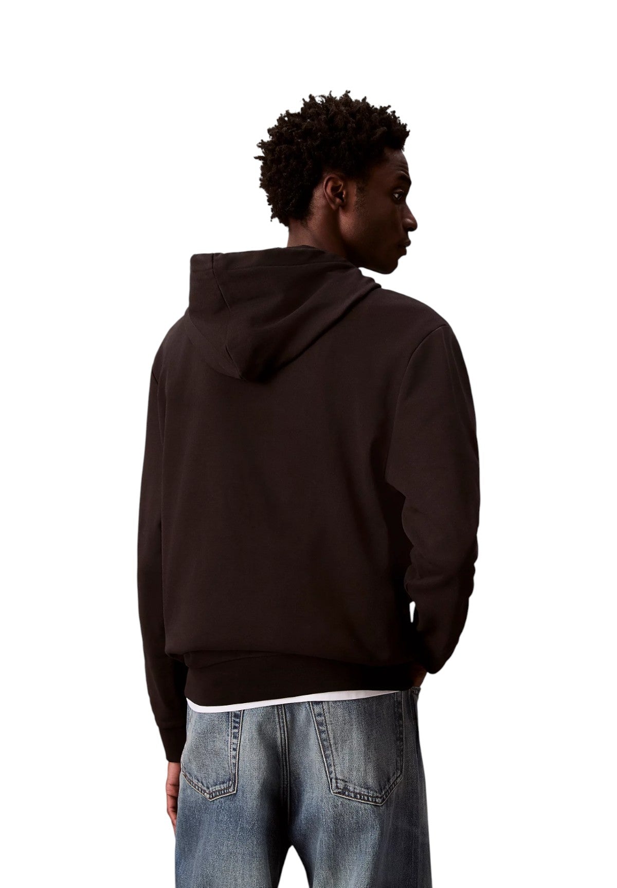 Felpa Pullover con Cappuccio LV04RC274G Black