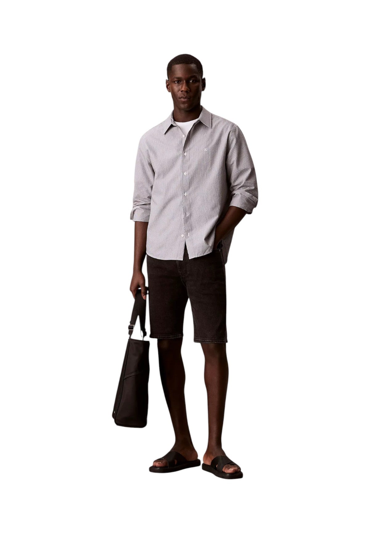 Bermuda di Jeans Slim Ck Essential Bl LV04RF921G Ck Essential Black