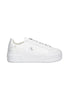 Calvin Klein Sneakers Flatform Lace Up Lth YW0YW01928 Triple Bright White