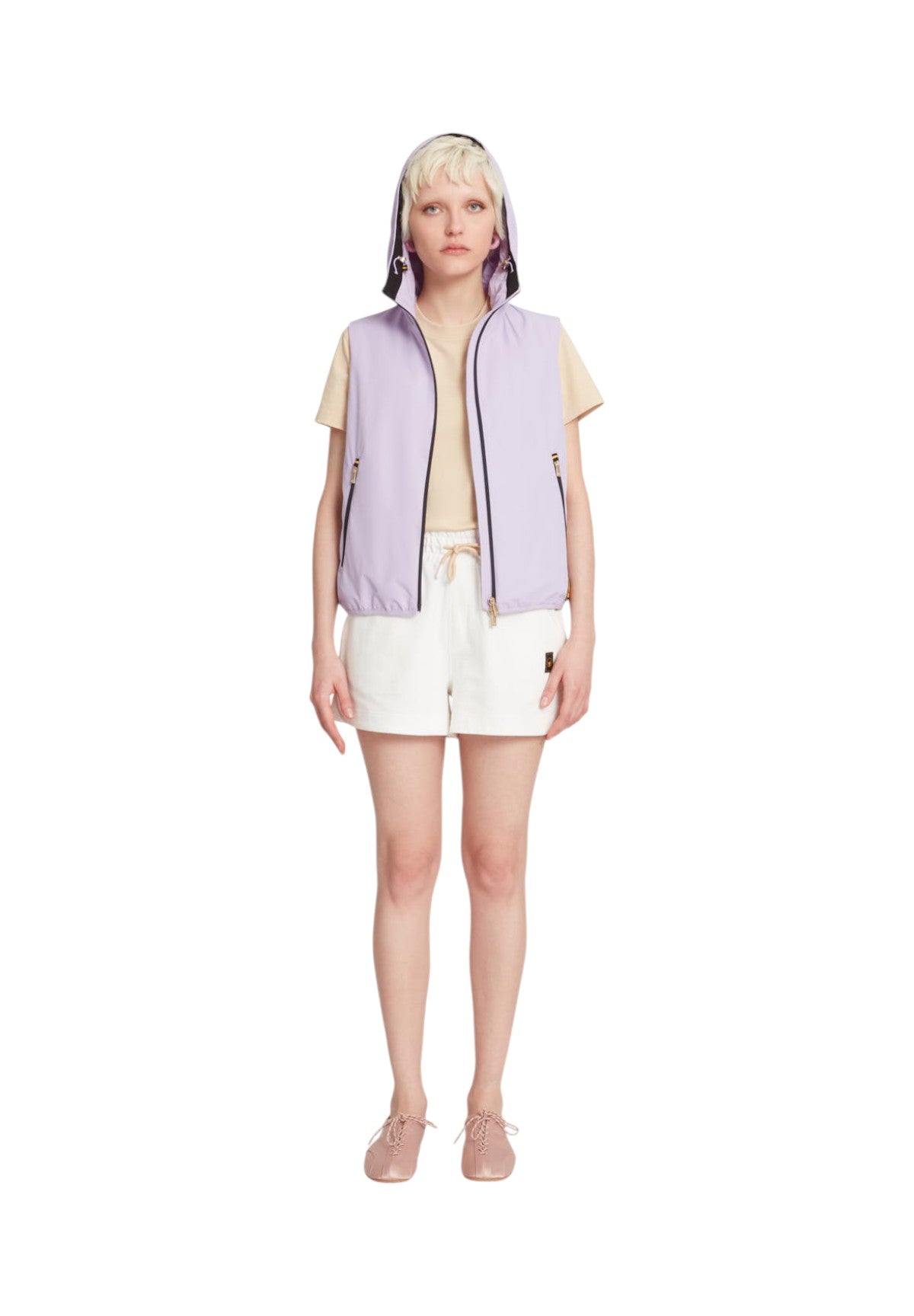 Smanicato Gilet 265Cpwv03145 P1410P KENZA Orchid Petal, Liger Yellow