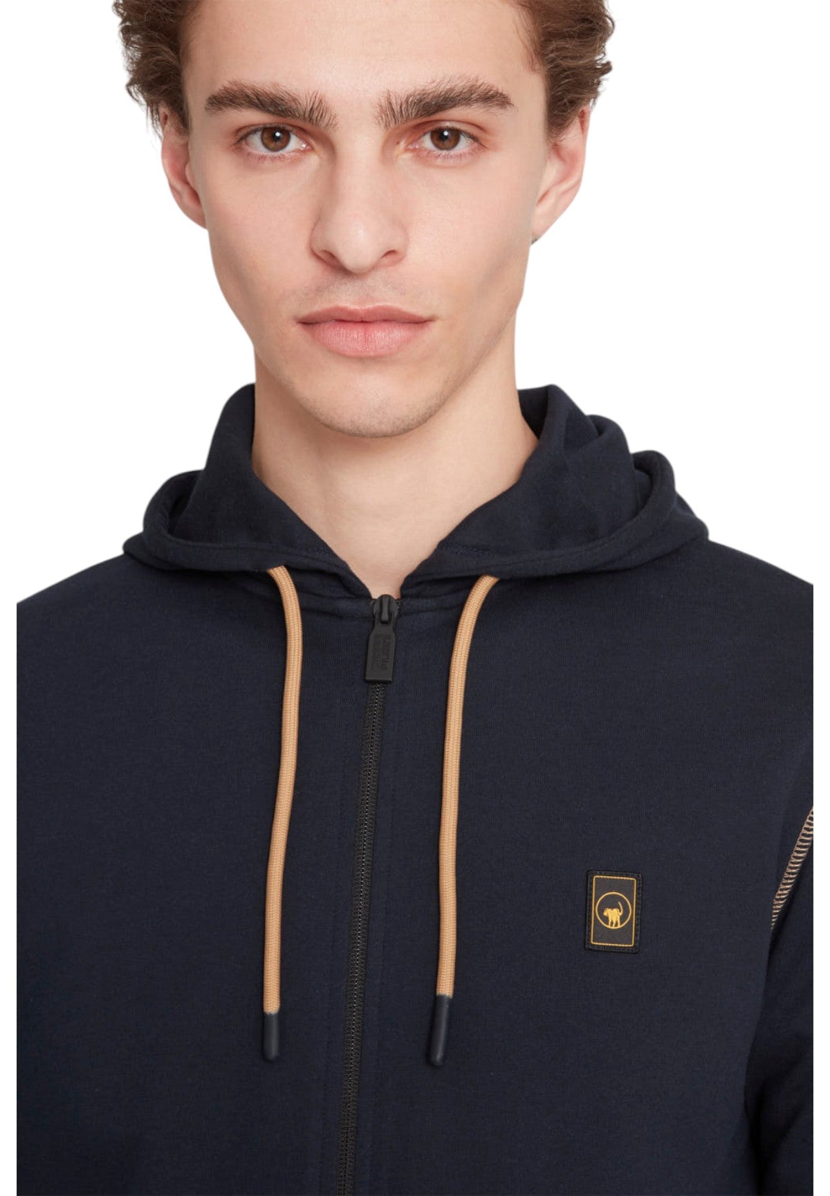 Felpa Full-Zip con Cappuccio 265Cpmf58647 C1E30X KURT Eclipse