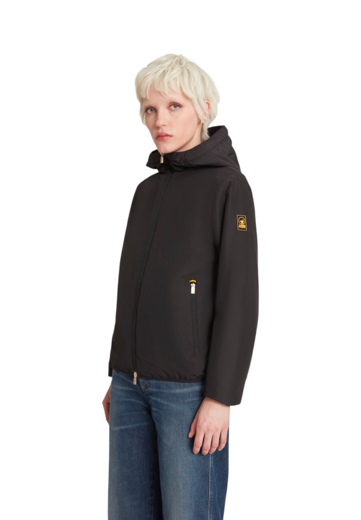 Giubbino 265Cpwj03143 P1410P LIANA Jet Black, Liger Yellow