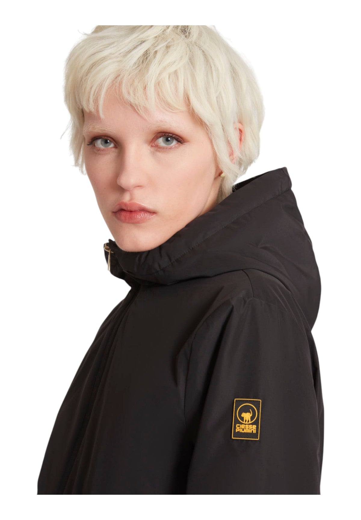 Giubbino 265Cpwj03143 P1410P LIANA Jet Black, Liger Yellow