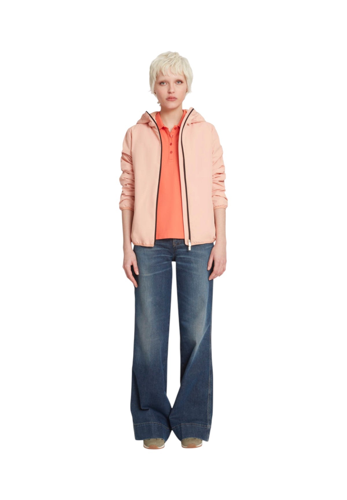 Giubbino 265Cpwj03143 P1410P LIANA Rose Cloud, Liger Yellow