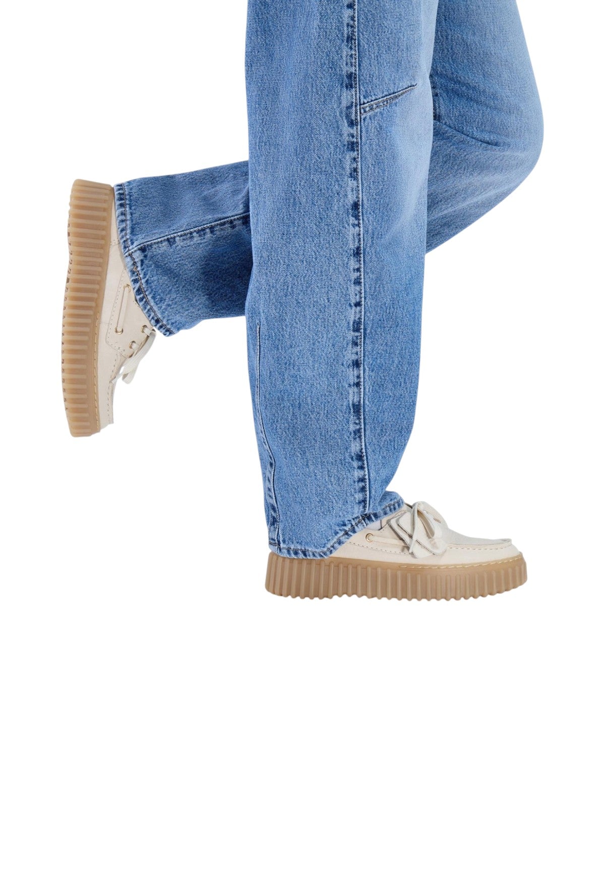 Stringate Torhill Boat 26186302 Cream Nubuck