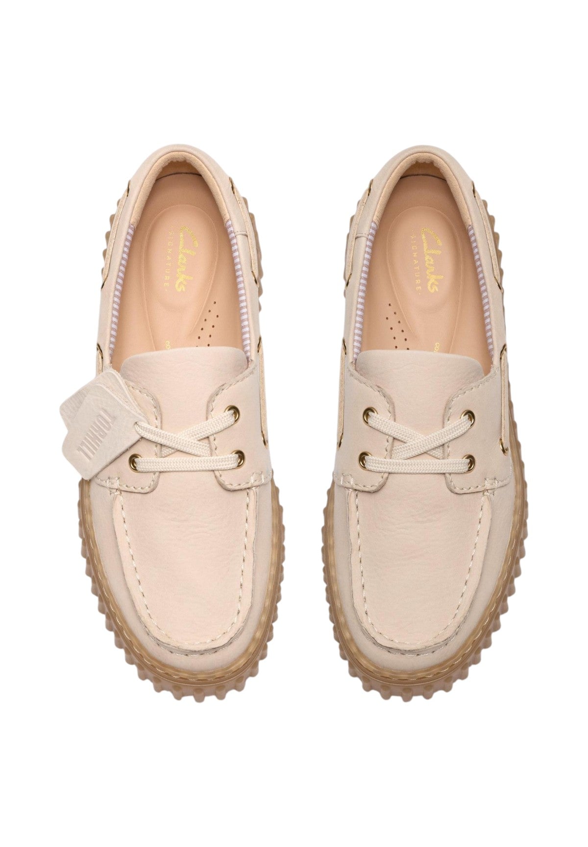 Stringate Torhill Boat 26186302 Cream Nubuck