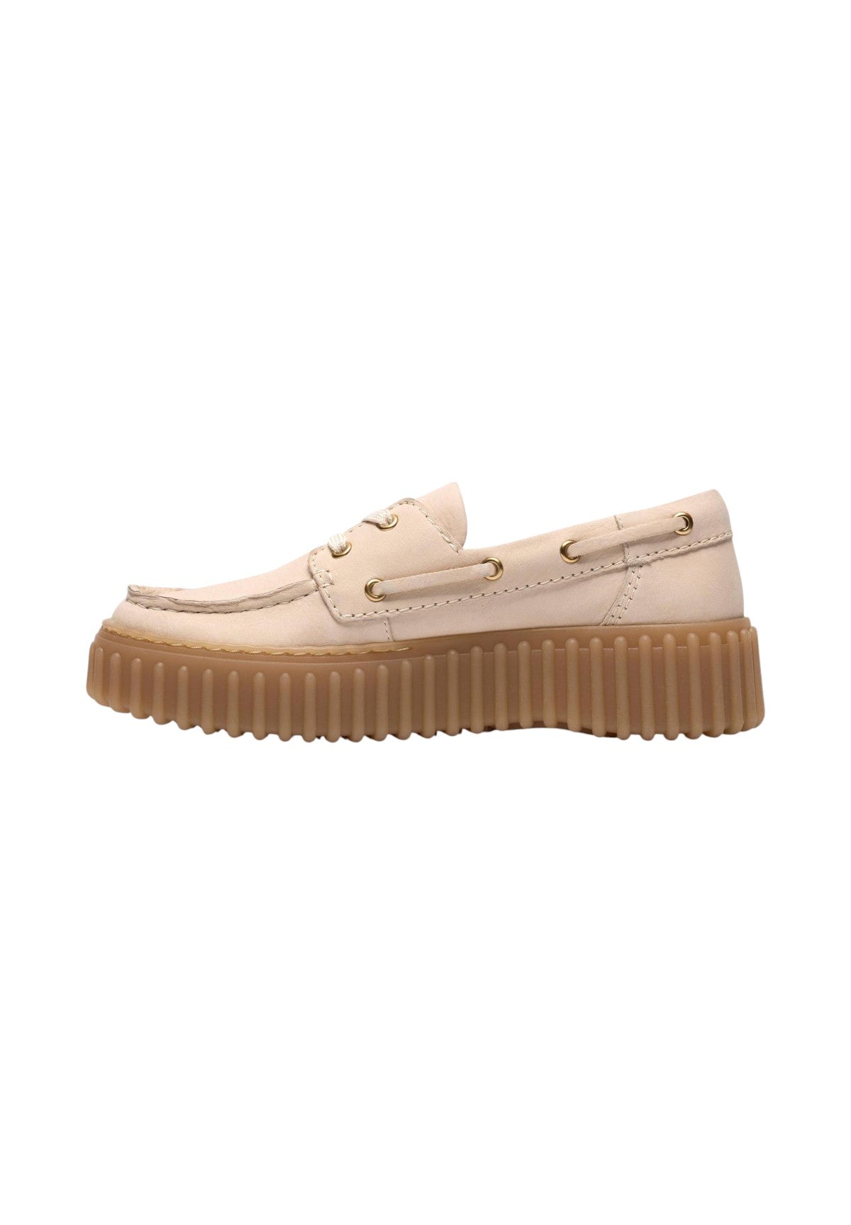 Stringate Torhill Boat 26186302 Cream Nubuck