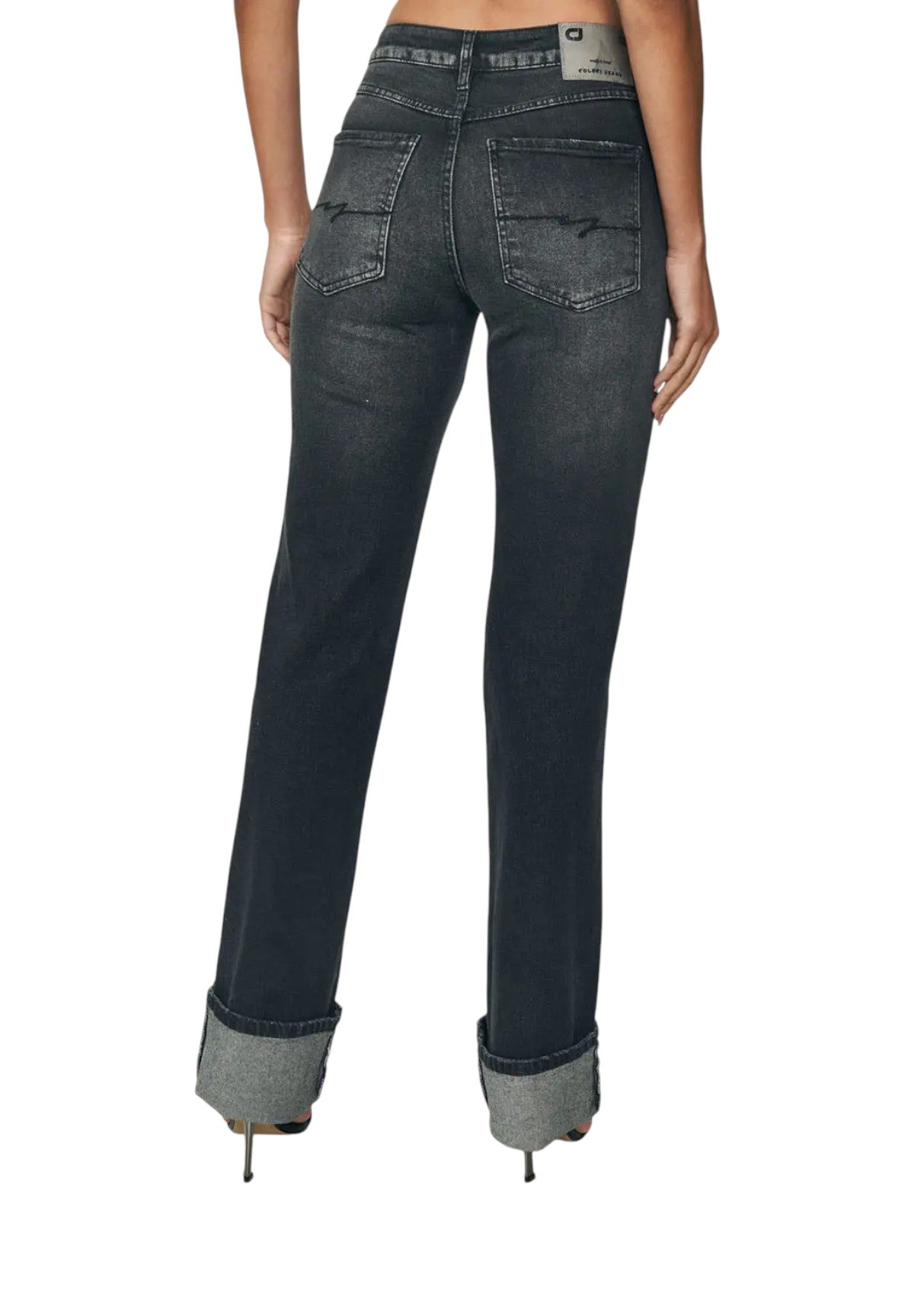 Jeans jeans black juliette risvolto 21100378 Denim Nero