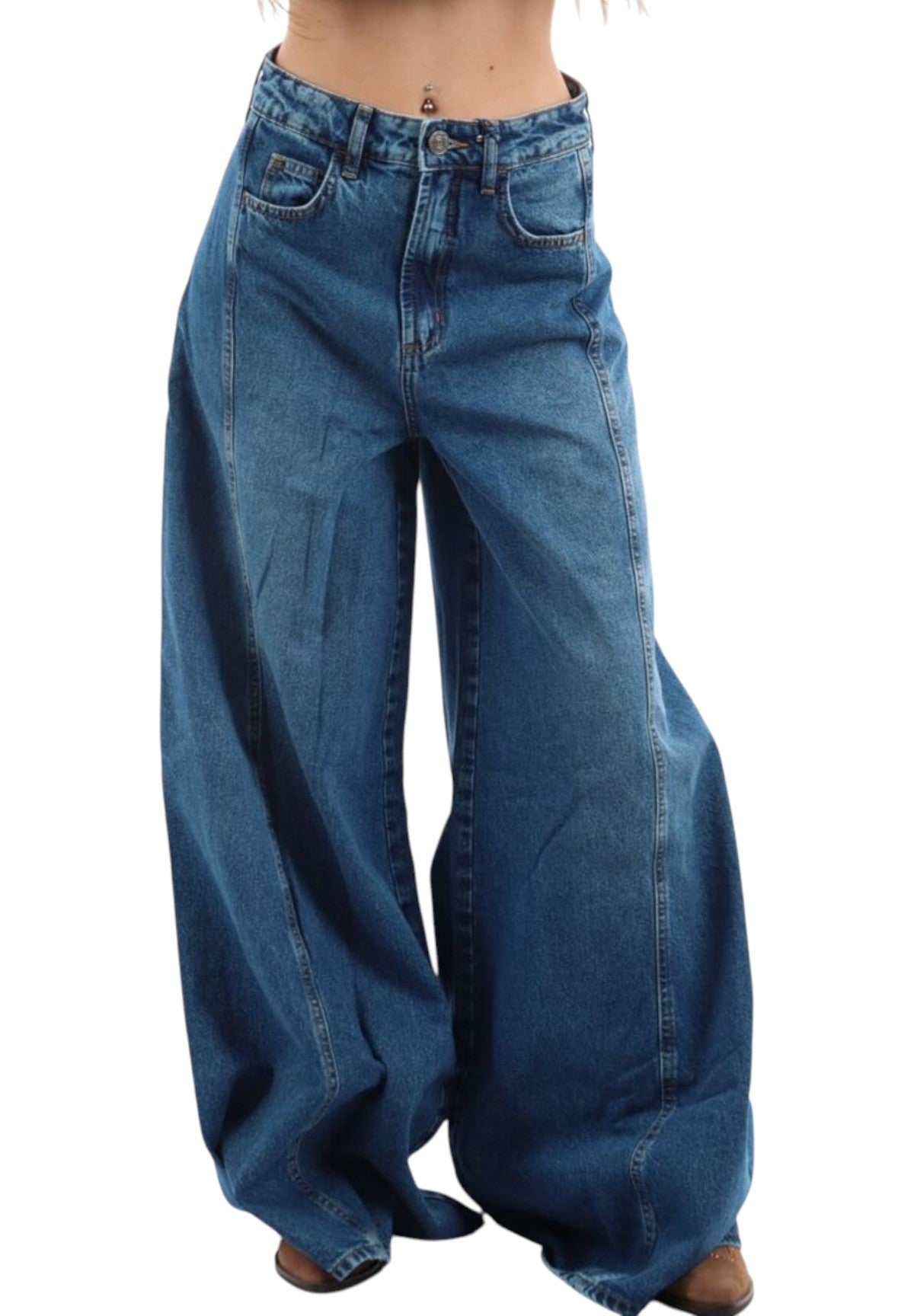 Jeans jeans wide silvia 21100405 Denim