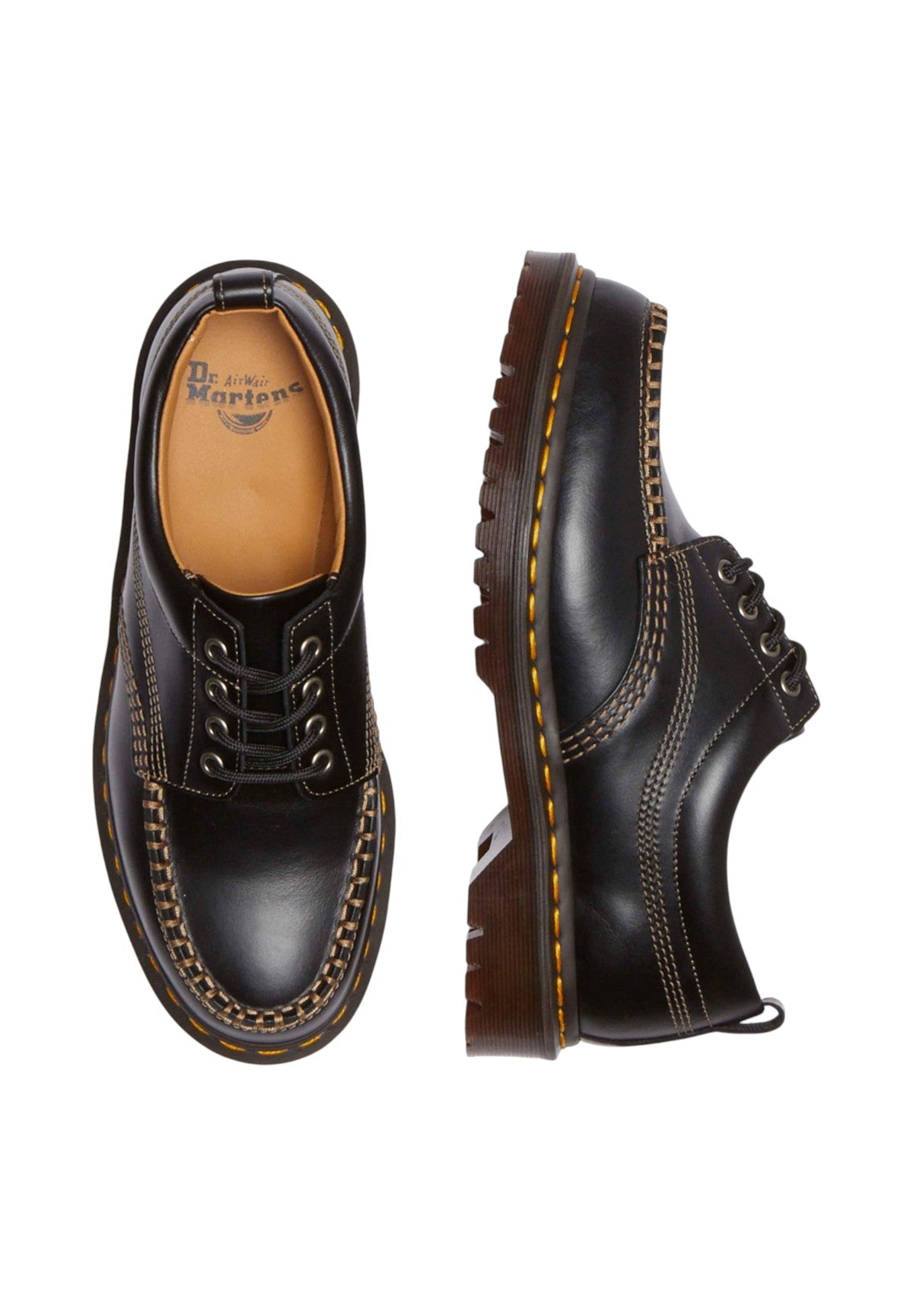 Stringate Lowell 31816001 Black Analine