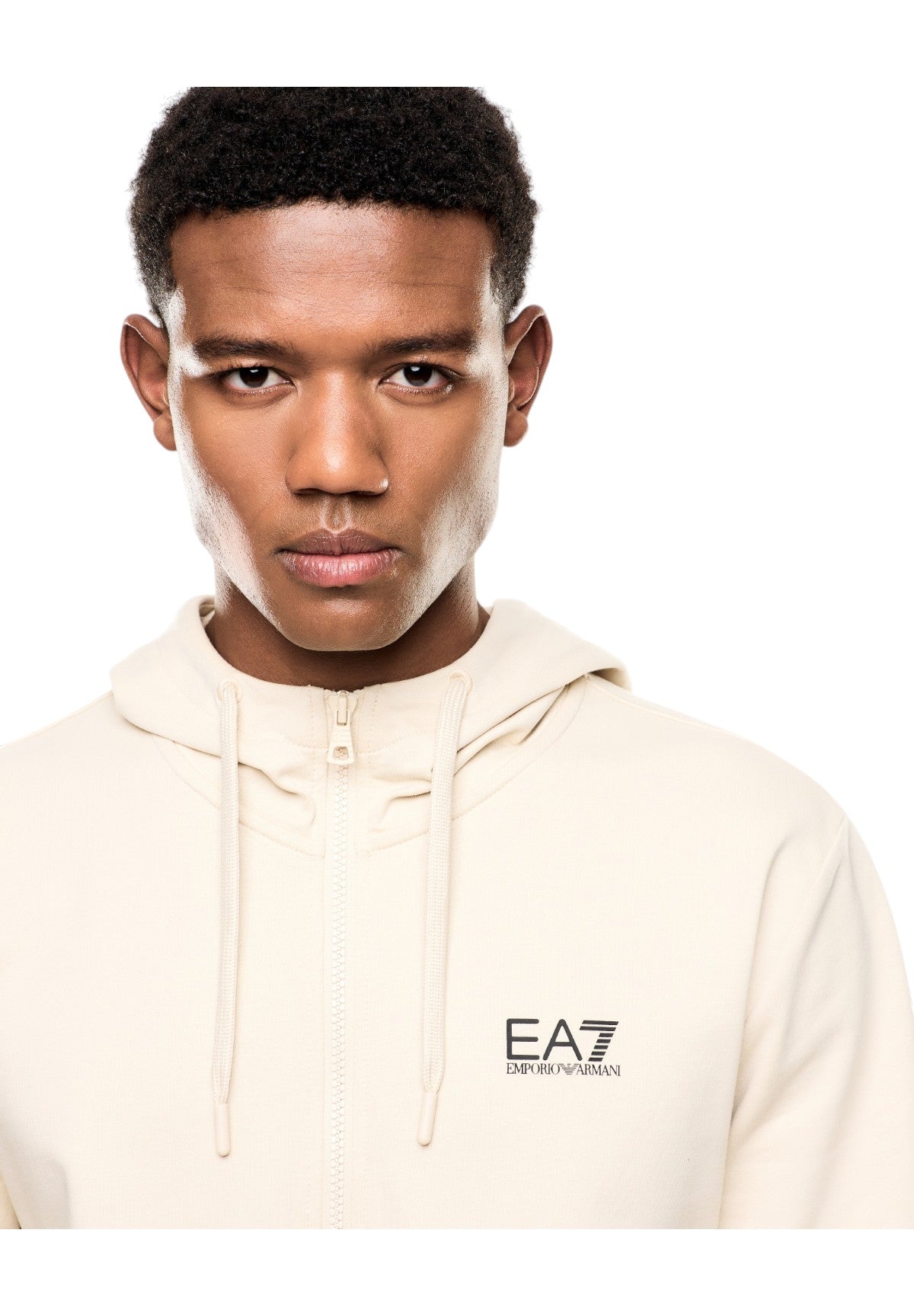 Felpa Pullover con Cappuccio 7M000568 Fog