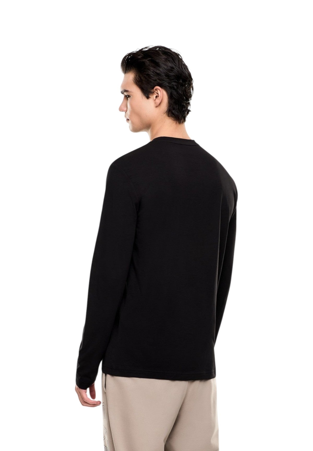 T-shirt a Maniche Lunghe 7M001310 Black