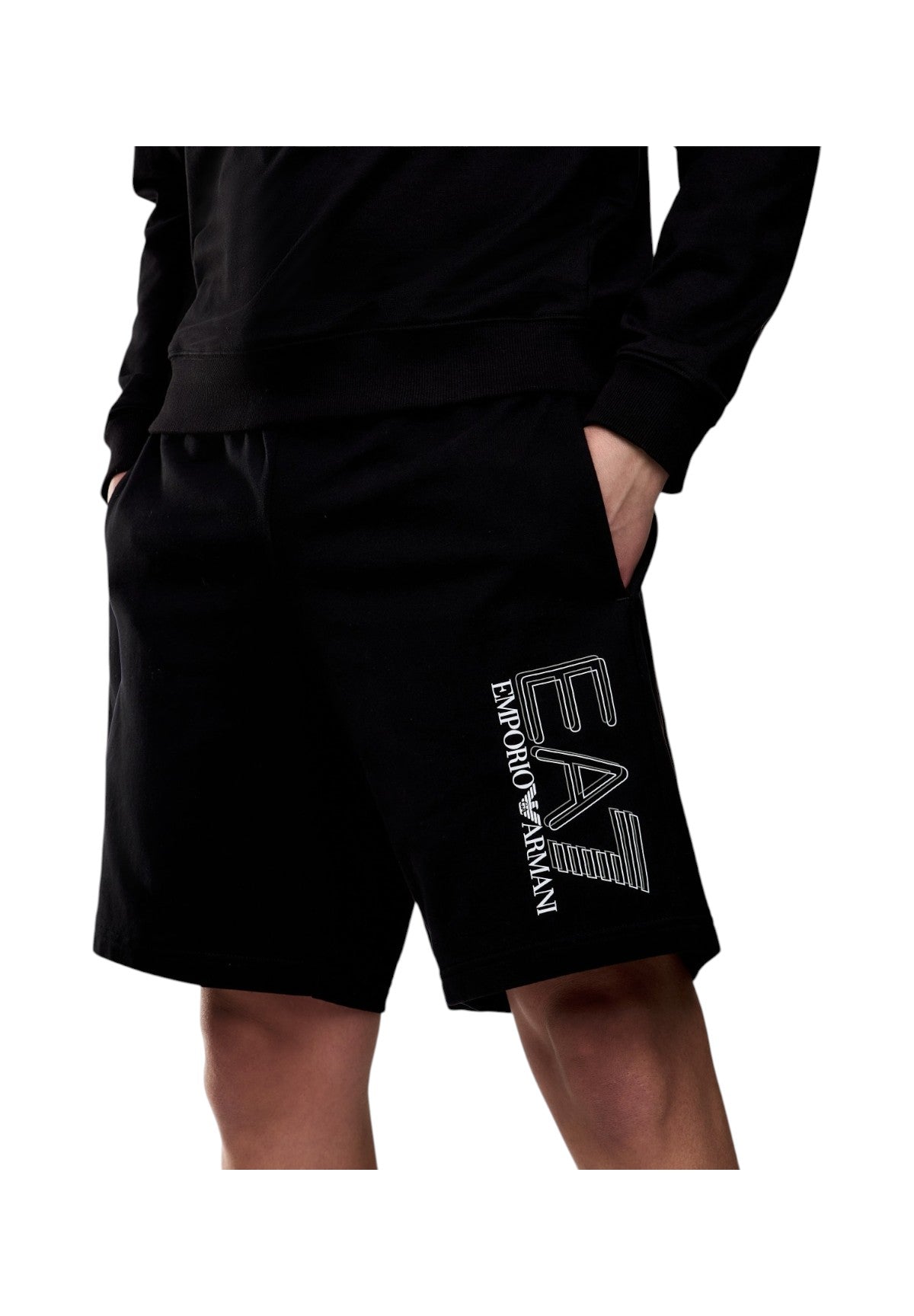 Bermuda in Felpa 7M001315 Black