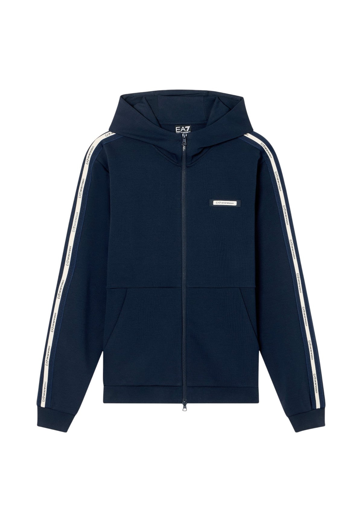 Felpa Full-Zip con Cappuccio 7M001480 Armani Blue
