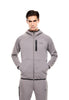 EA7 Emporio Armani Felpa Full-Zip con Cappuccio 7M001598 Sugar Swizzle