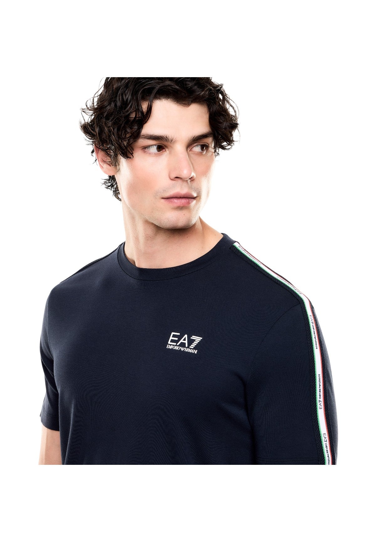 T-shirt a Maniche Corte 7M001861 Armani Blue