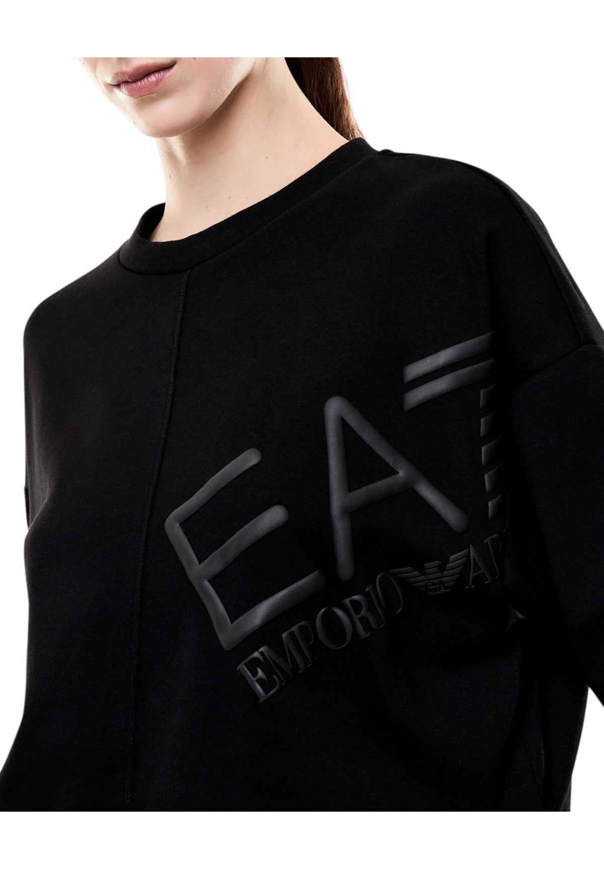 Felpa Girocollo 7W000966 Black