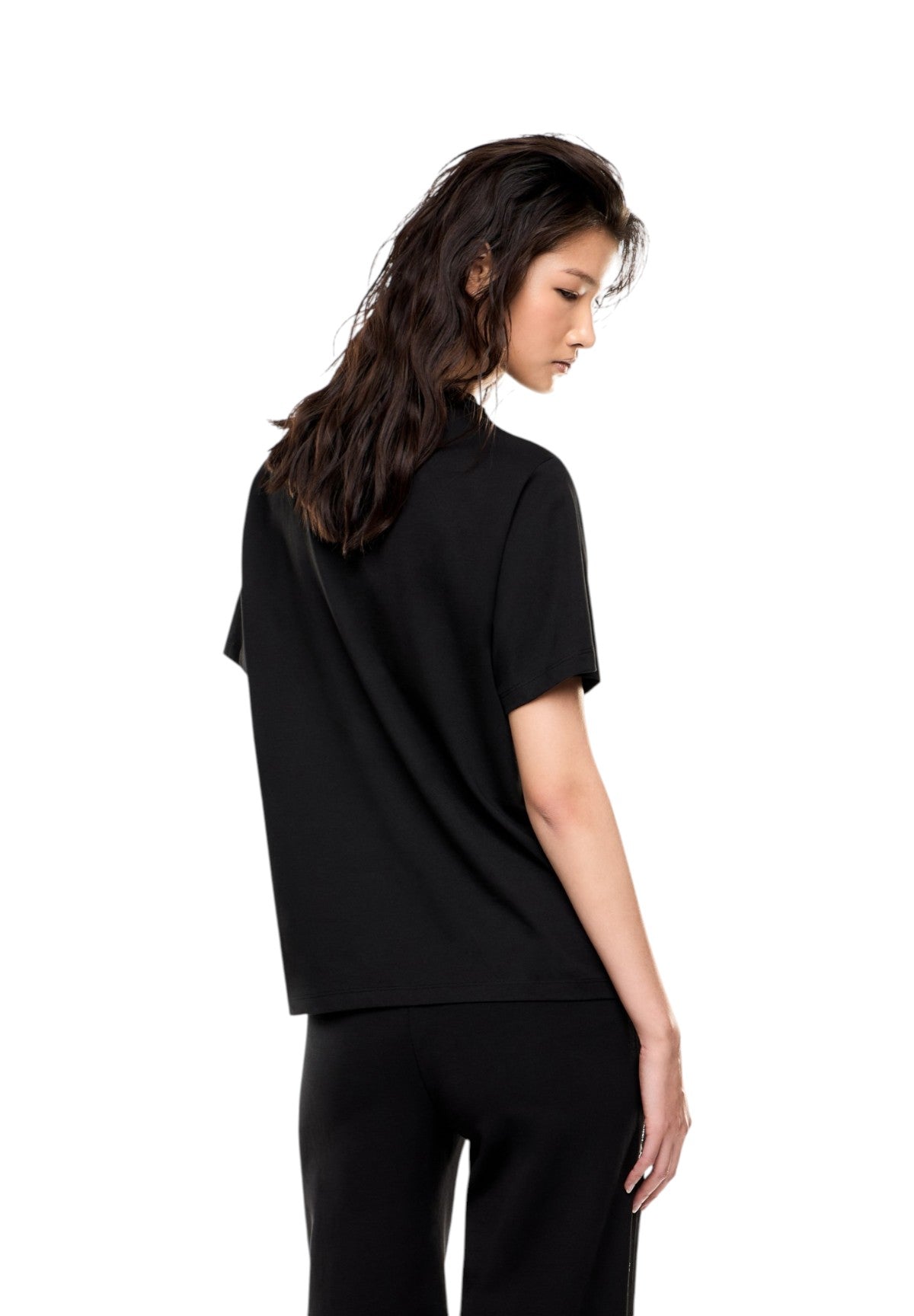 T-shirt a Maniche Corte 7W001096 Black