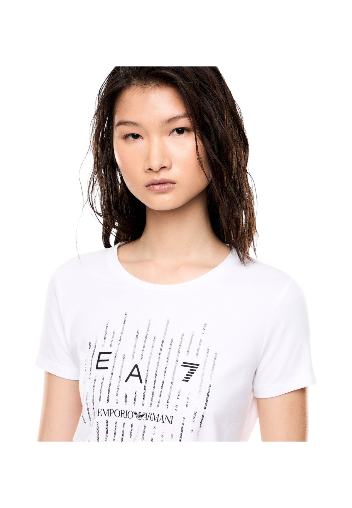 T-shirt a Maniche Corte 7W001097 White