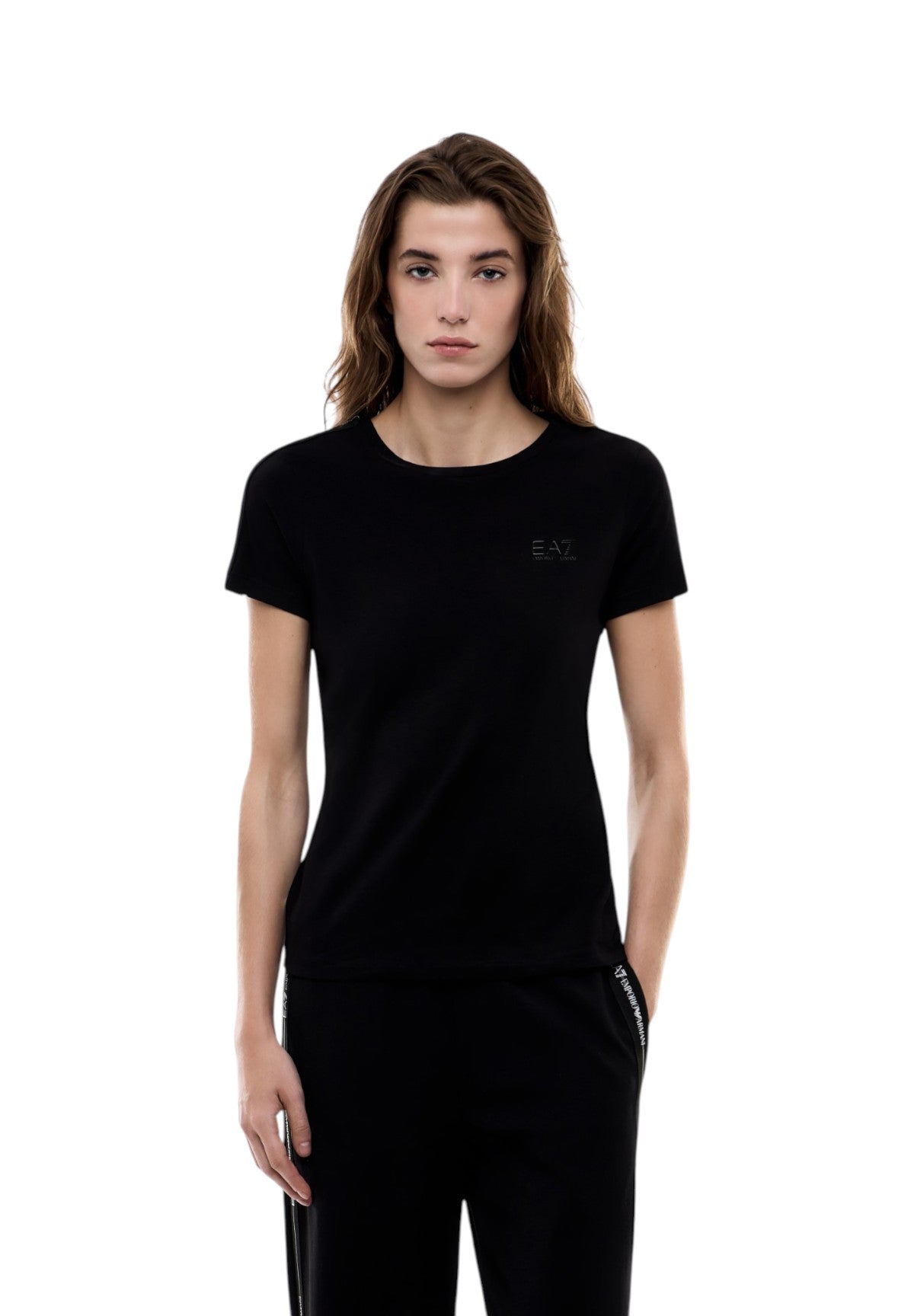 T-shirt a Maniche Corte 7W001490 Black