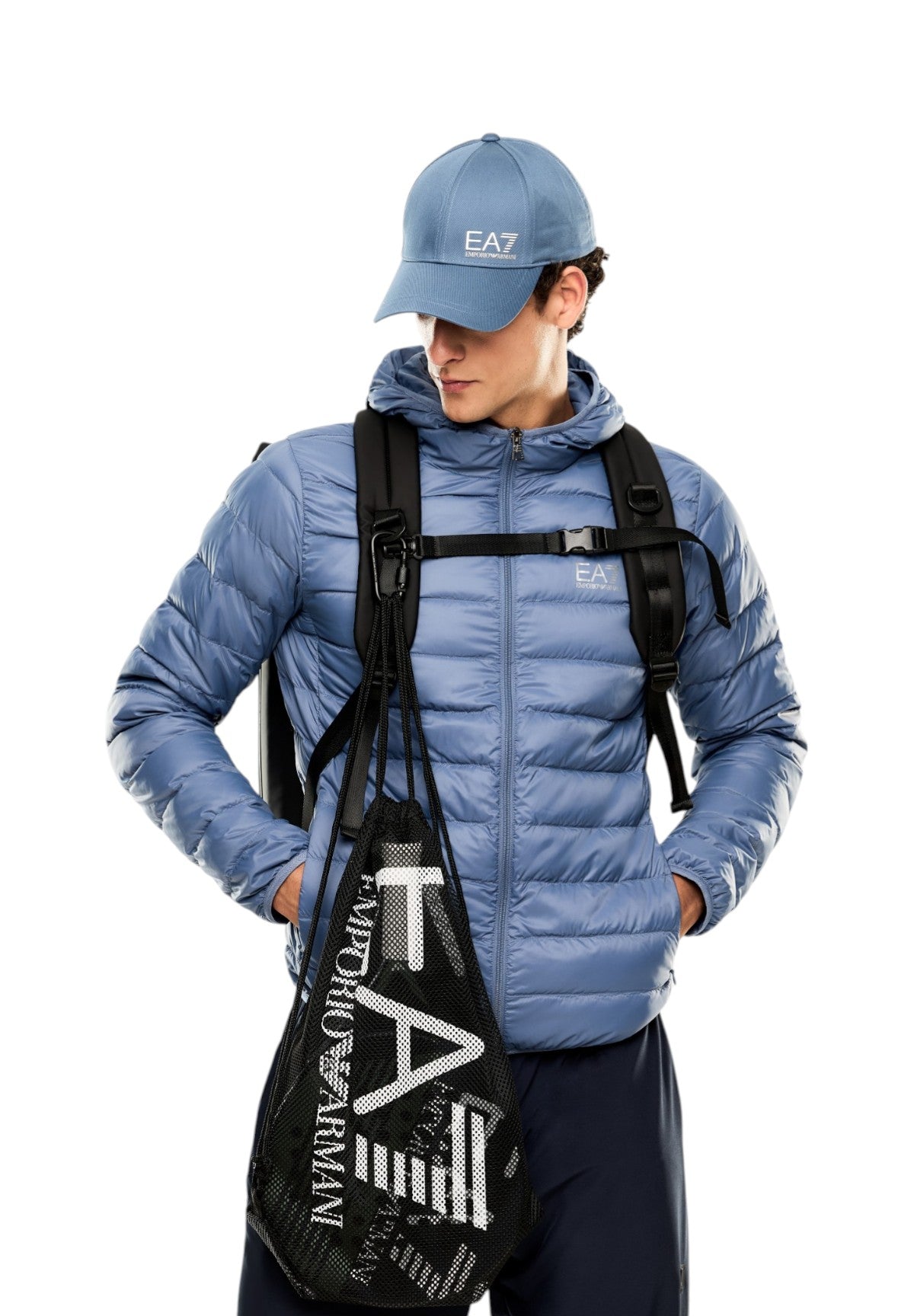 Cappello da Baseball 7X000005 Blue Horizon, White