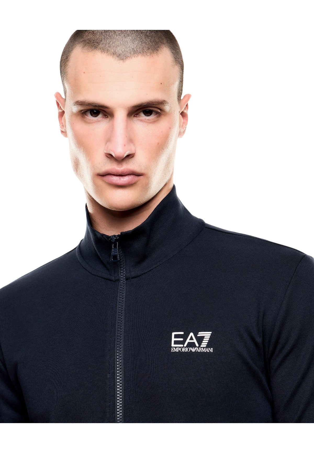 Felpa Full-Zip 8NPM31 Armani Blue