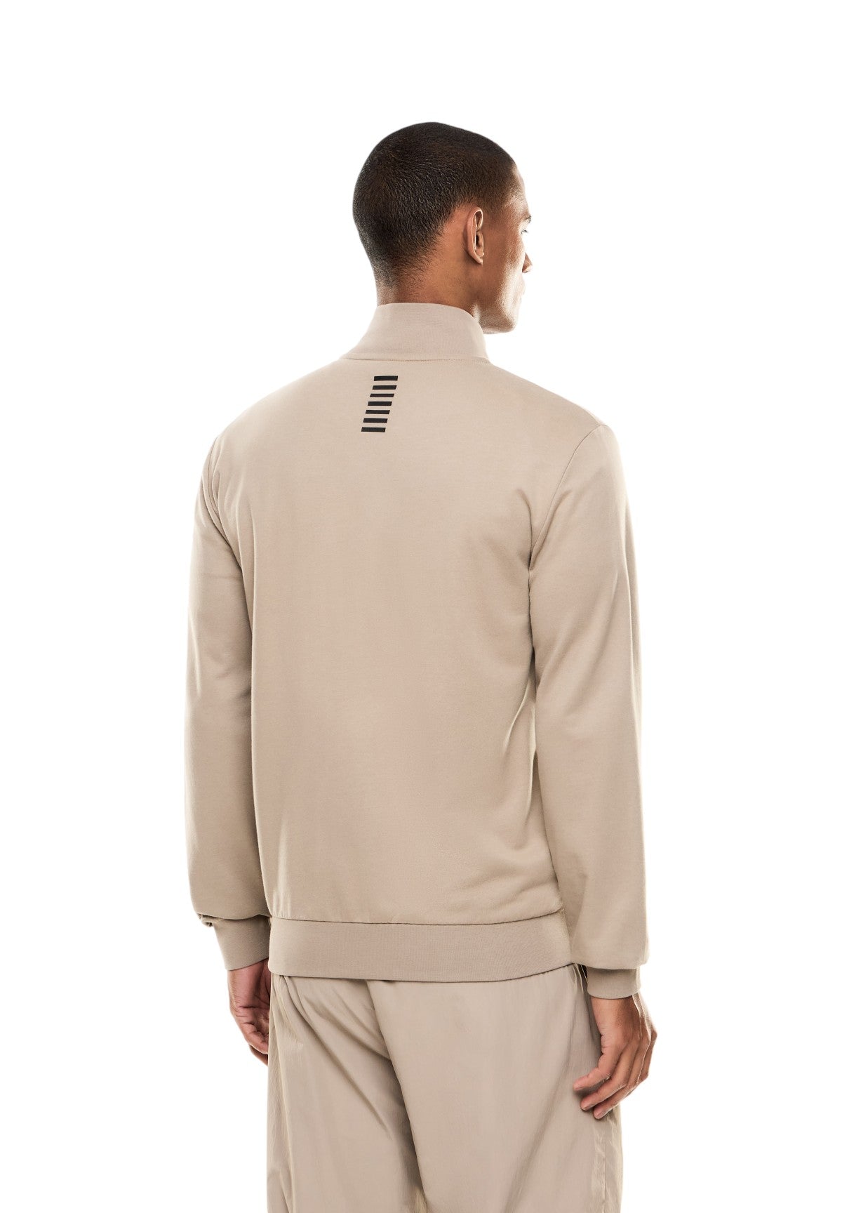 Felpa Full-Zip 8NPM31 Roasted Cashew